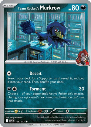 Team Rocket's Murkrow [ASC - 126/217]