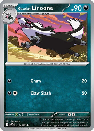 Galarian Linoone [ASC - 131/217]