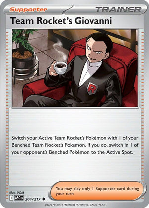 Team Rocket's Giovanni [ASC - 204/217]