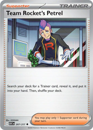 Team Rocket's Petrel 207/217 [ME: Ascended Heroes]