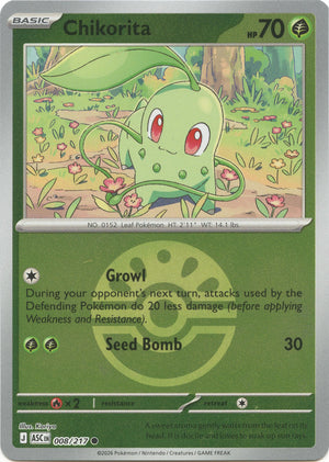 Chikorita (Friend Ball) [ASC - 008/217]