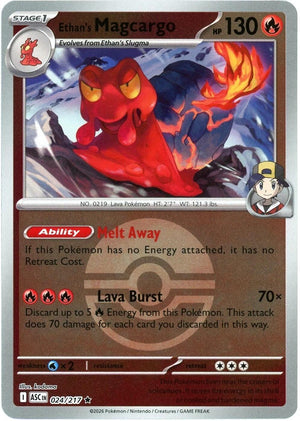 Ethan's Magcargo - 024/217 (Poke Ball) [ASC - 024/217]