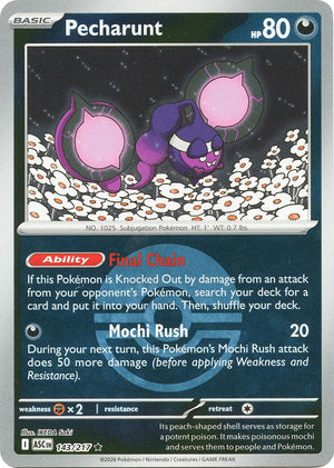 Pecharunt (Poke Ball) 143/217 [ME: Ascended Heroes]