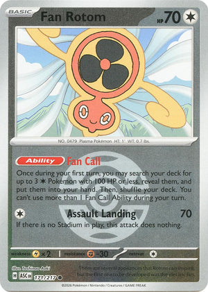 Fan Rotom - 171/217 (Dusk Ball) [ASC - 171/217]