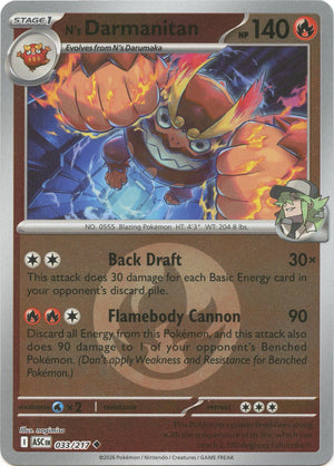 N's Darmanitan (Energy Symbol Pattern) [ASC - 033/217]