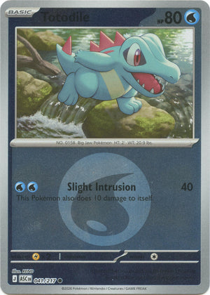 Totodile (Energy Symbol Pattern) [ASC - 041/217]