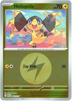 Helioptile (Energy Symbol Pattern) [ASC - 063/217]