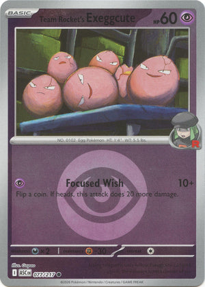 Team Rocket's Exeggcute (Energy Symbol Pattern) [ASC - 077/217]