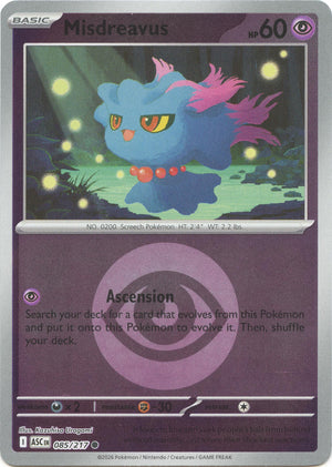 Misdreavus - 085/217 (Energy Symbol Pattern) [ASC - 085/217]