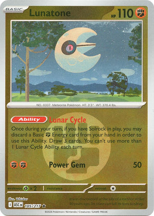 Lunatone (Energy Symbol Pattern) [ASC - 105/217]