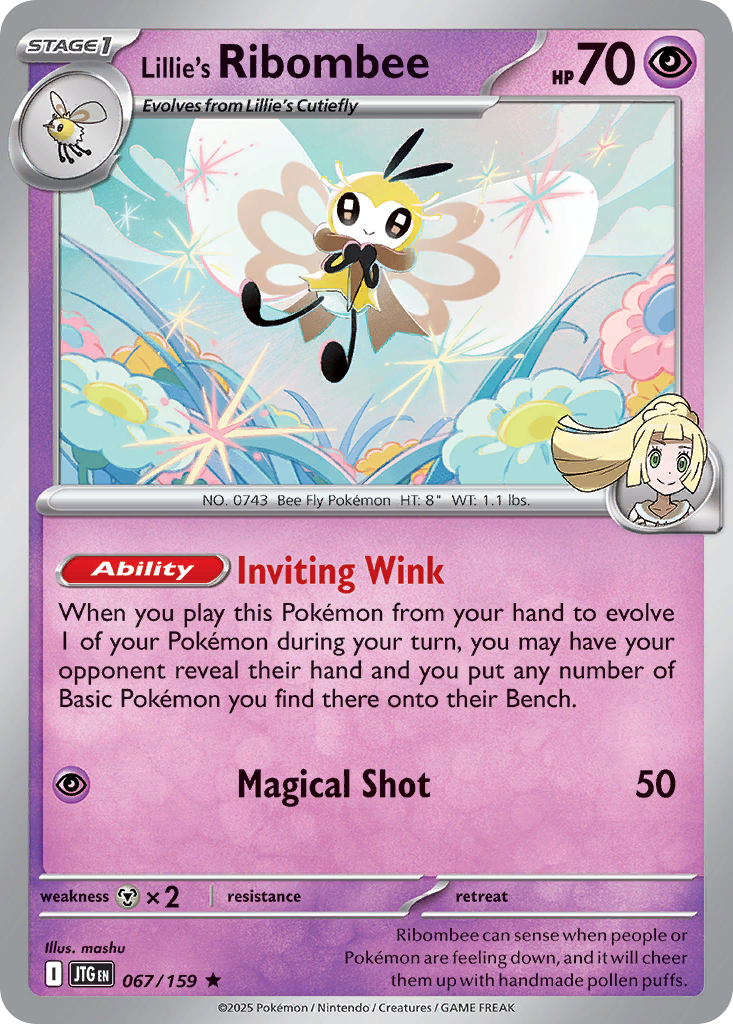 Lillie's Ribombee - 067/159 [Journey Together]