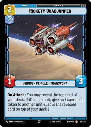 Rickety Quadjumper 115/264 [A Lawless Time]