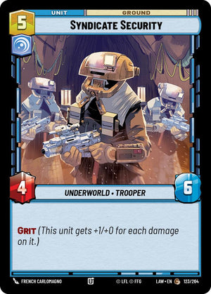 Syndicate Security 123/264 [A Lawless Time]