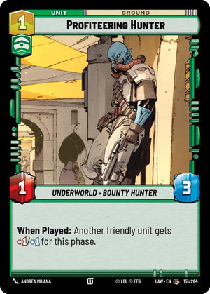 Profiteering Hunter 151/264 [A Lawless Time]