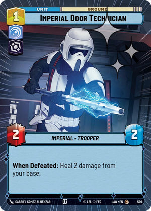 Imperial Door Technician (Hyperspace Foil) 599 [A Lawless Time]