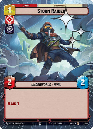 Storm Raider (Hyperspace Foil) 674 [A Lawless Time]