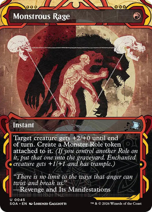 Monstrous Rage 45 [Secrets of Strixhaven: Mystical Archive]