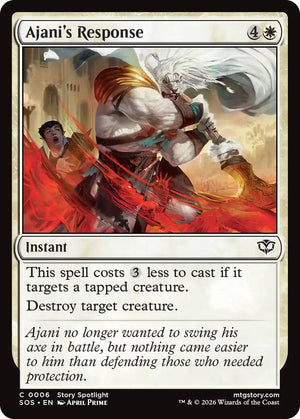 Ajani's Response 6 [Secrets of Strixhaven]