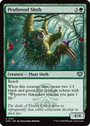 Pestbrood Sloth 157 [Secrets of Strixhaven]