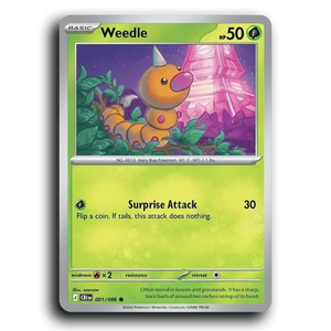 Weedle 001/086 [ME04: Chaos Rising]