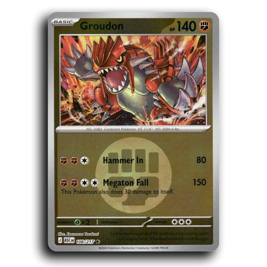 Groudon (Energy Symbol Pattern)