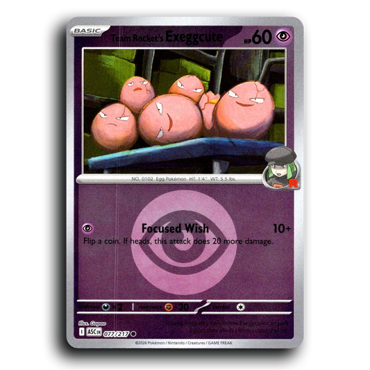 Team Rocket's Exeggcute (Energy Symbol Pattern)