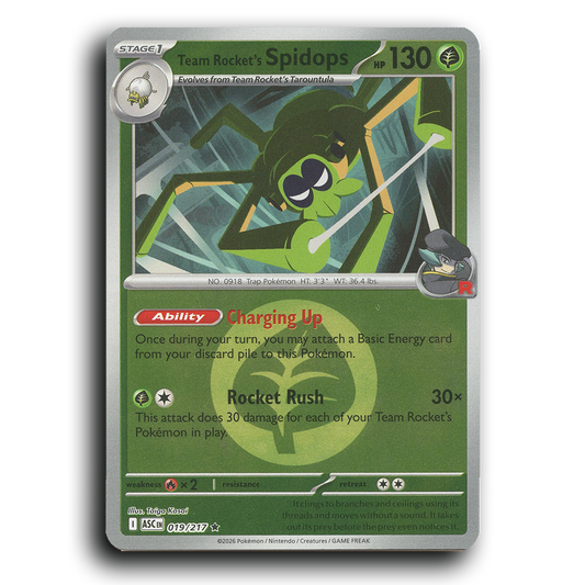 Team Rocket's Spidops (Energy Symbol Pattern)