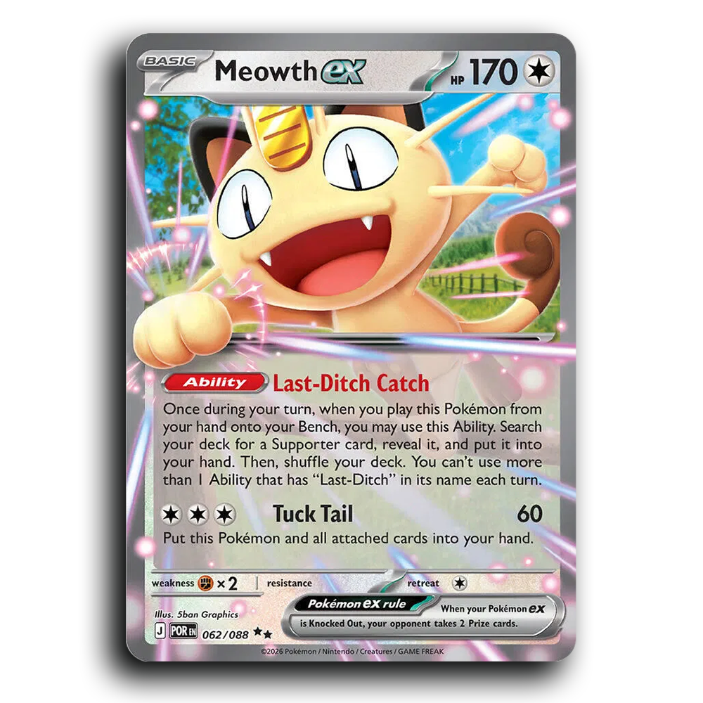 Meowth ex - 062/088