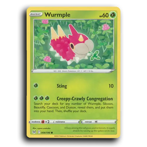 Wurmple 006/196 [SWSH11: Lost Origin]