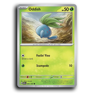 Oddish 001/197 [SV03: Obsidian Flames]