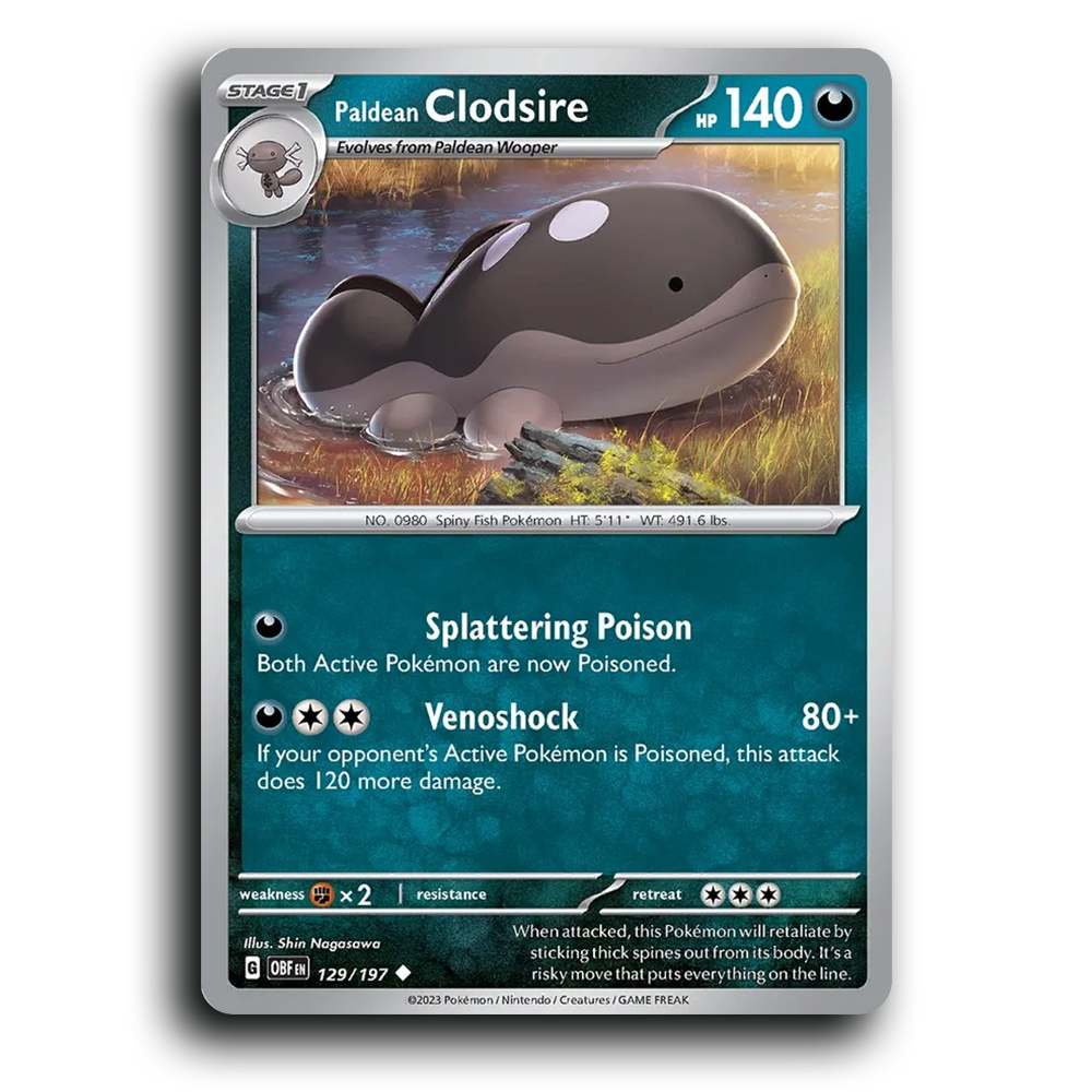 Paldean Clodsire - 129/197