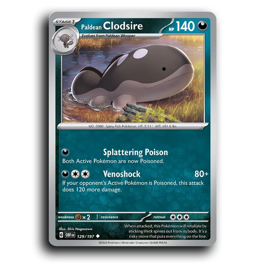 Paldean Clodsire - 129/197