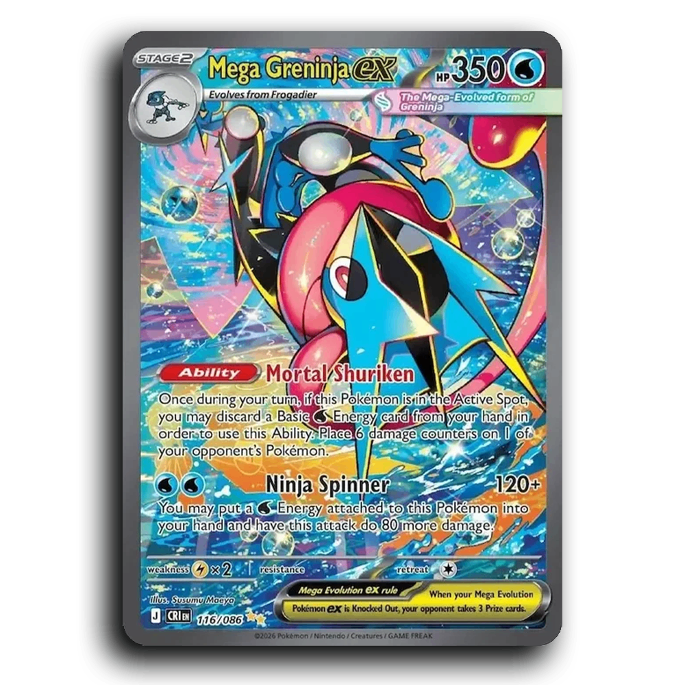 Mega Greninja ex (116/086) [Chaos Rising]