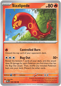 Sizzlipede 009/084 [ME05: Pitch Black]