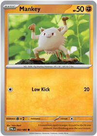 Mankey 042/084 [ME05: Pitch Black]