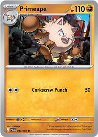 Primeape 043/084 [ME05: Pitch Black]