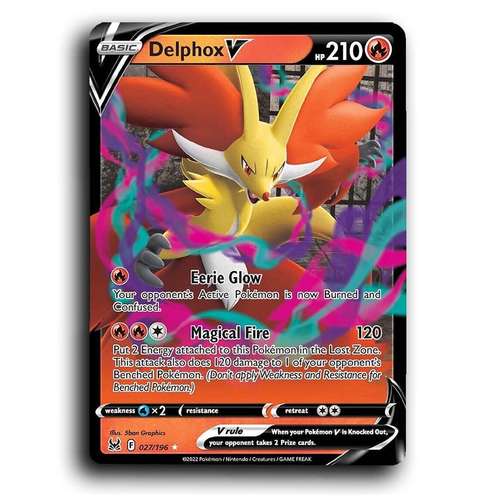 Delphox V (027/196) [Lost Origin]