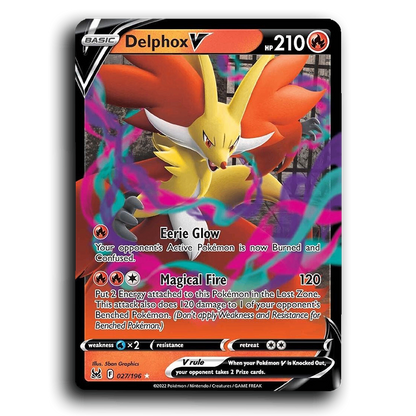 Delphox V (027/196) [Lost Origin]