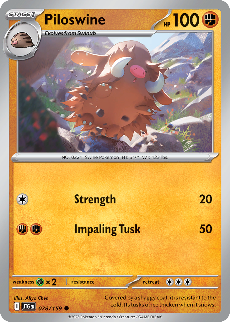 Piloswine - 078/159 [Journey Together]