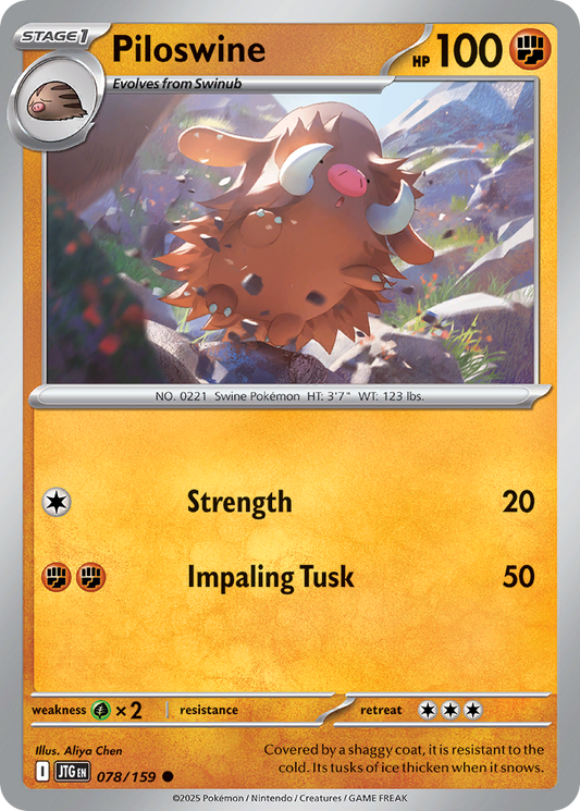 Piloswine - 078/159 [Journey Together]