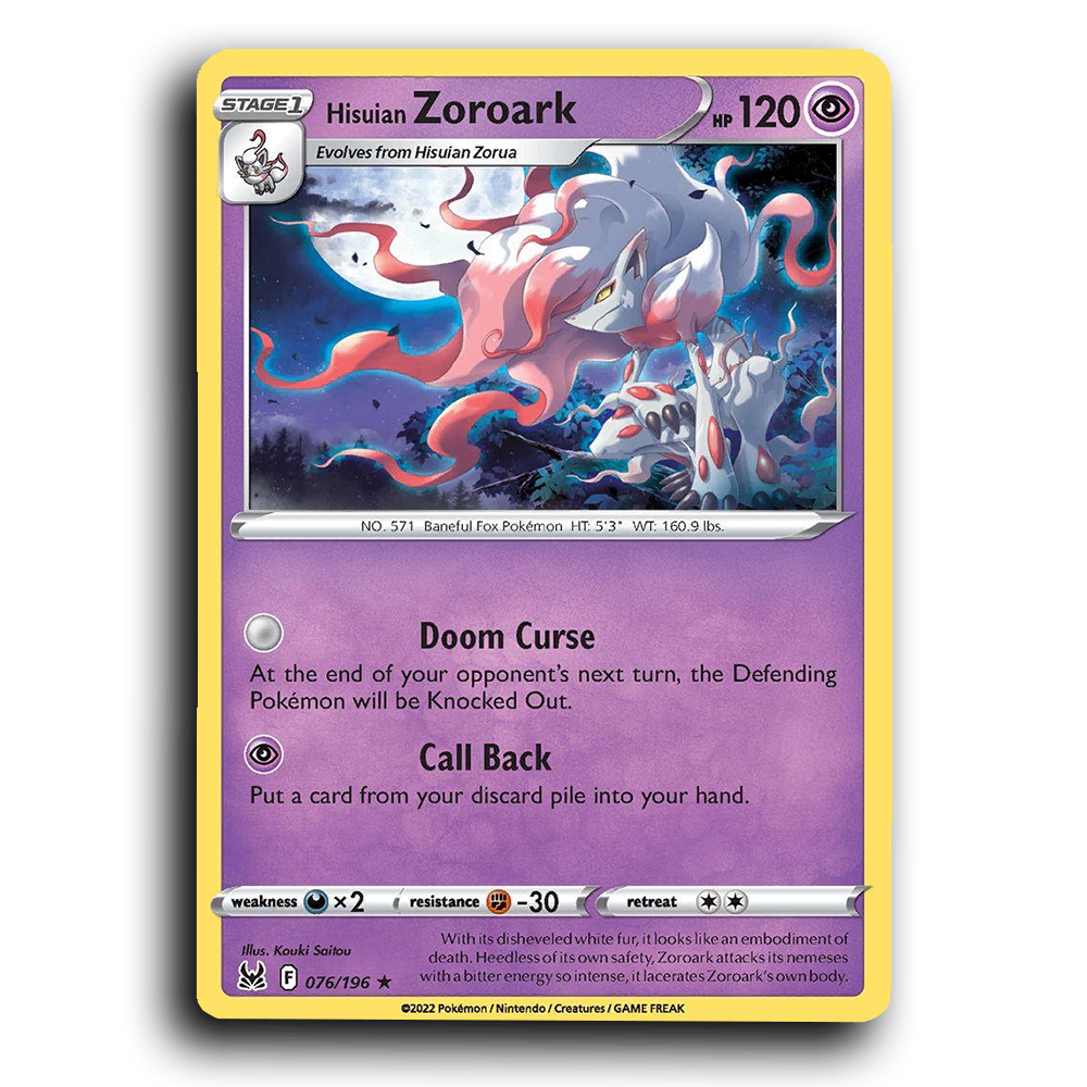 Hisuian Zoroark (076/196) [Lost Origin]