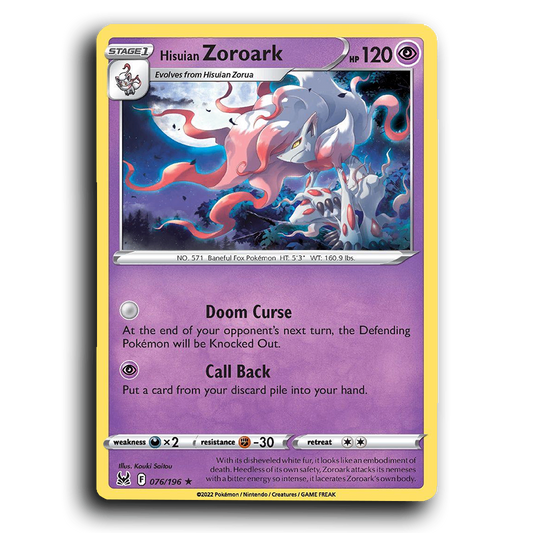 Hisuian Zoroark (076/196) [Lost Origin]