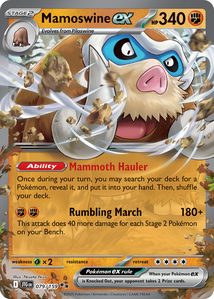 Mamoswine ex - 079/159 [Journey Together]