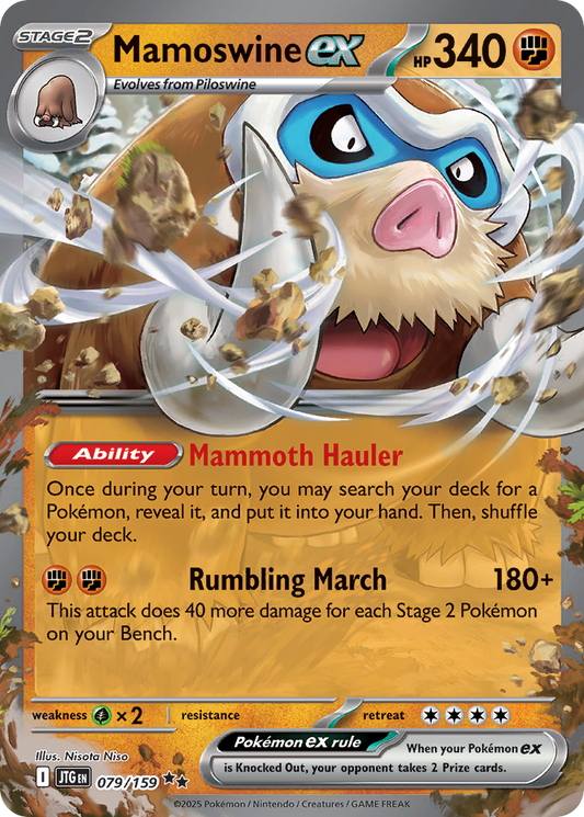 Mamoswine ex - 079/159 [Journey Together]