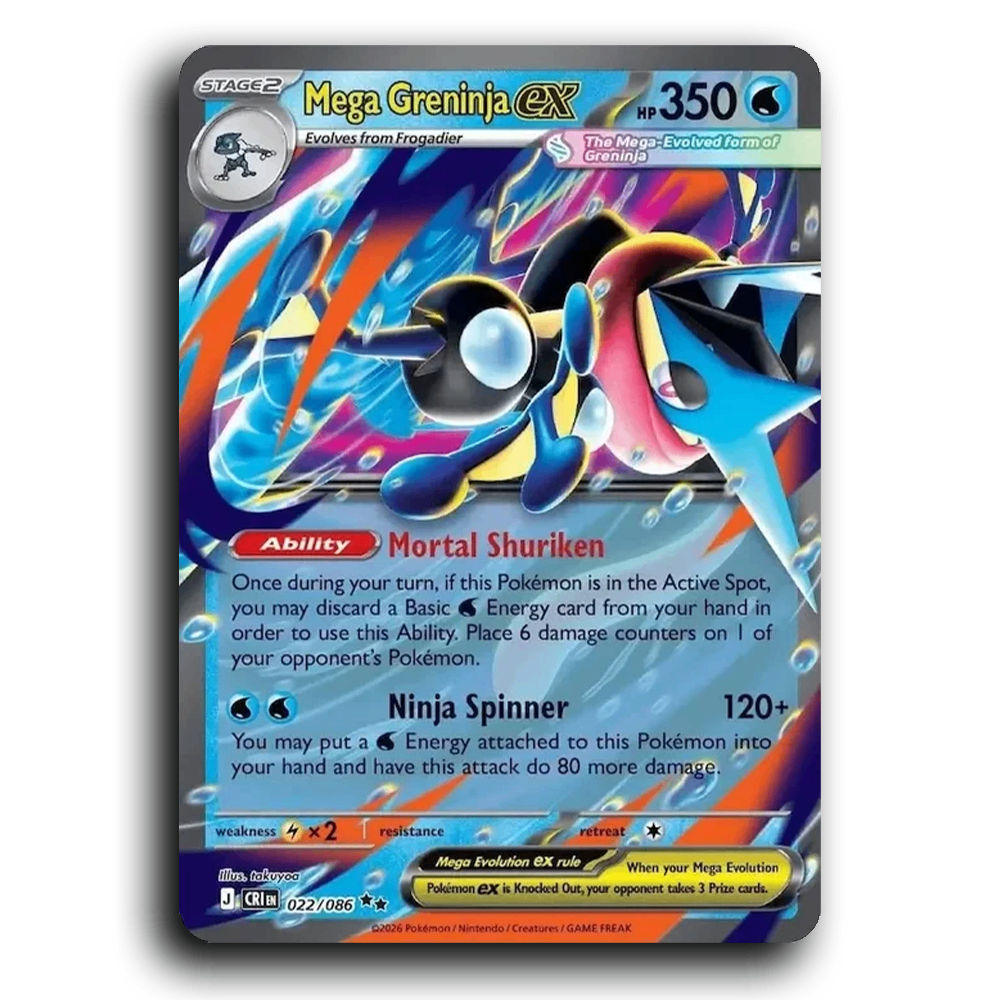 Mega Greninja ex (022/086) [Chaos Rising]