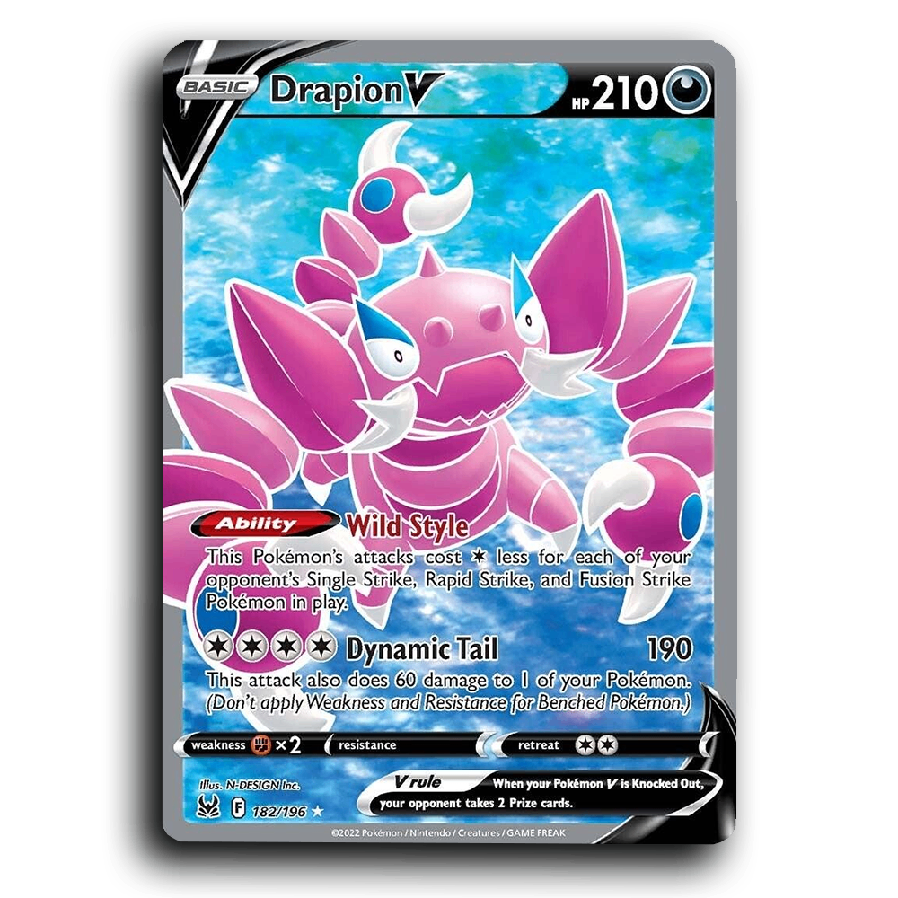 Drapion V (182/196) [Lost Origin]