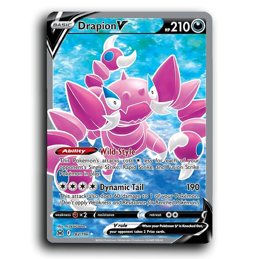 Drapion V (182/196) [Lost Origin]