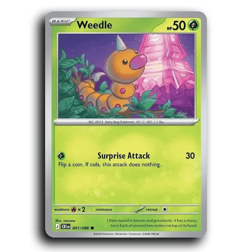 Weedle (001/086) [Chaos Rising]