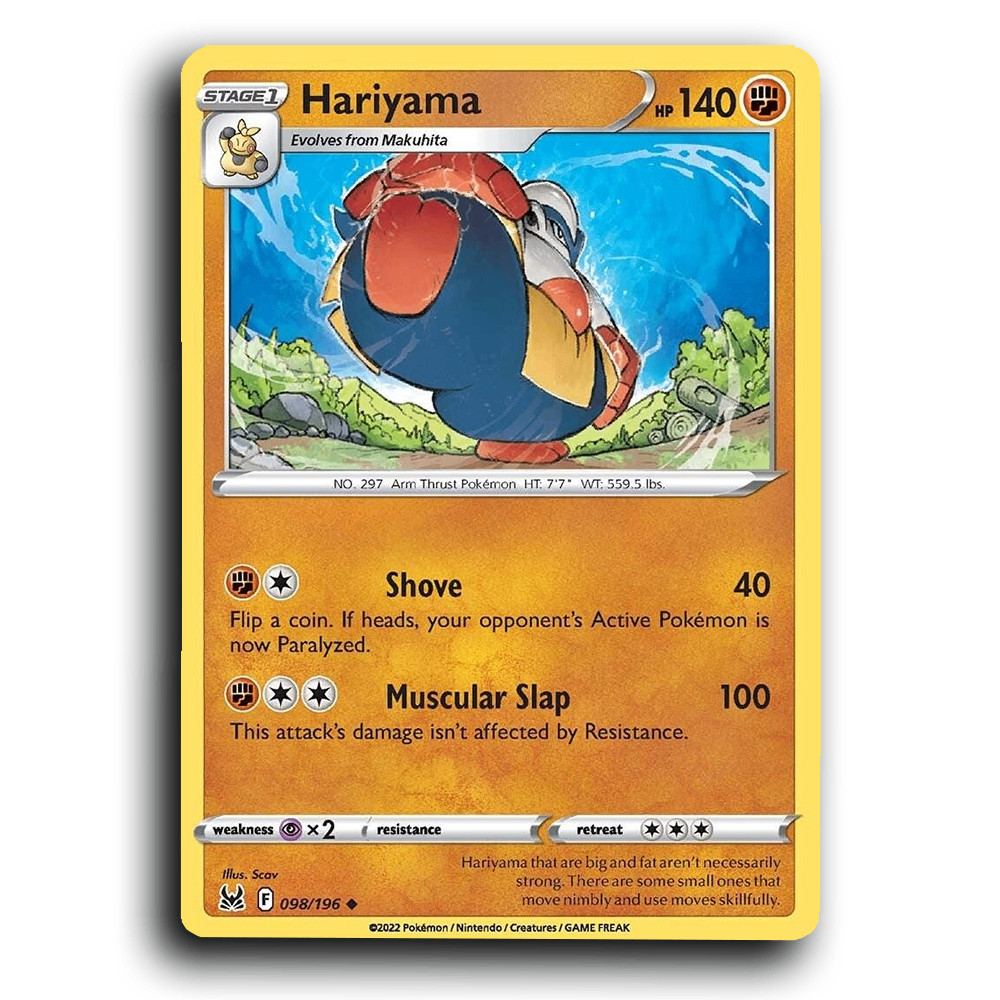Hariyama (098/196) [Lost Origin]