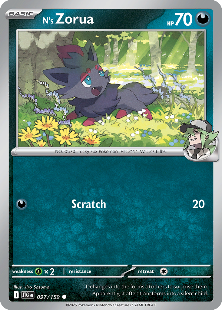 N's Zorua - 097/159 [Journey Together]